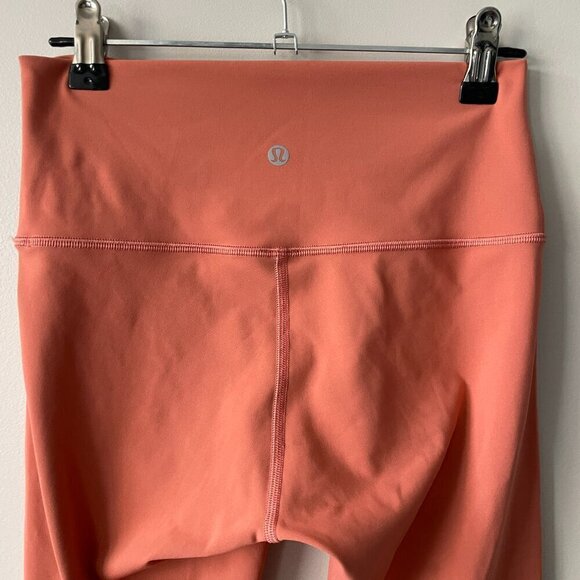 Lululemon Wunder Under High-Rise Tight 28" *Full-On Luxtreme Leggings Orange 6 - Picture 4 of 8